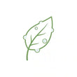 Green leaf icon on a shows the arousel lube using natural ingredients 