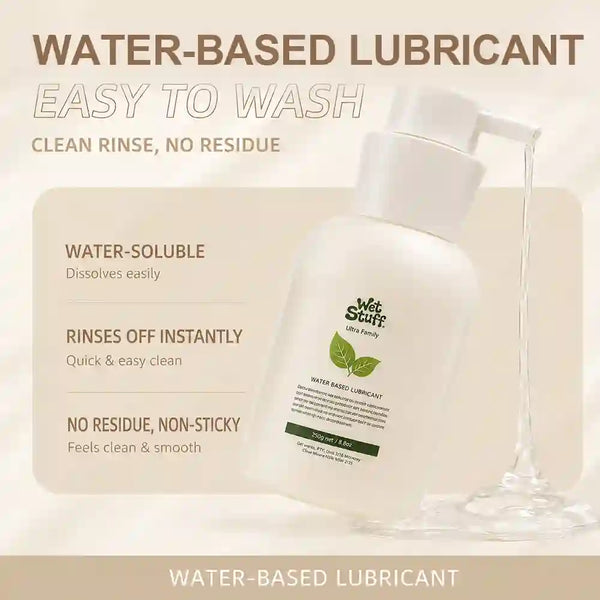 Organic edible lube for comfortable and pleasurable intimacy